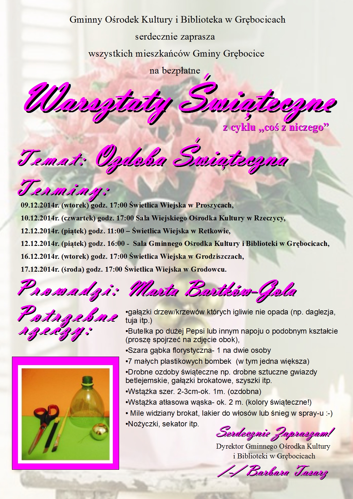 plakat świąteczne 2014